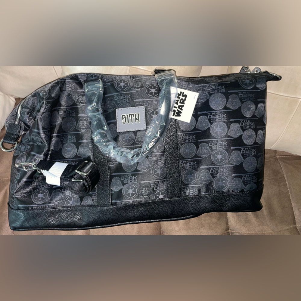 Star Wars Black and Gray Duffel Bag